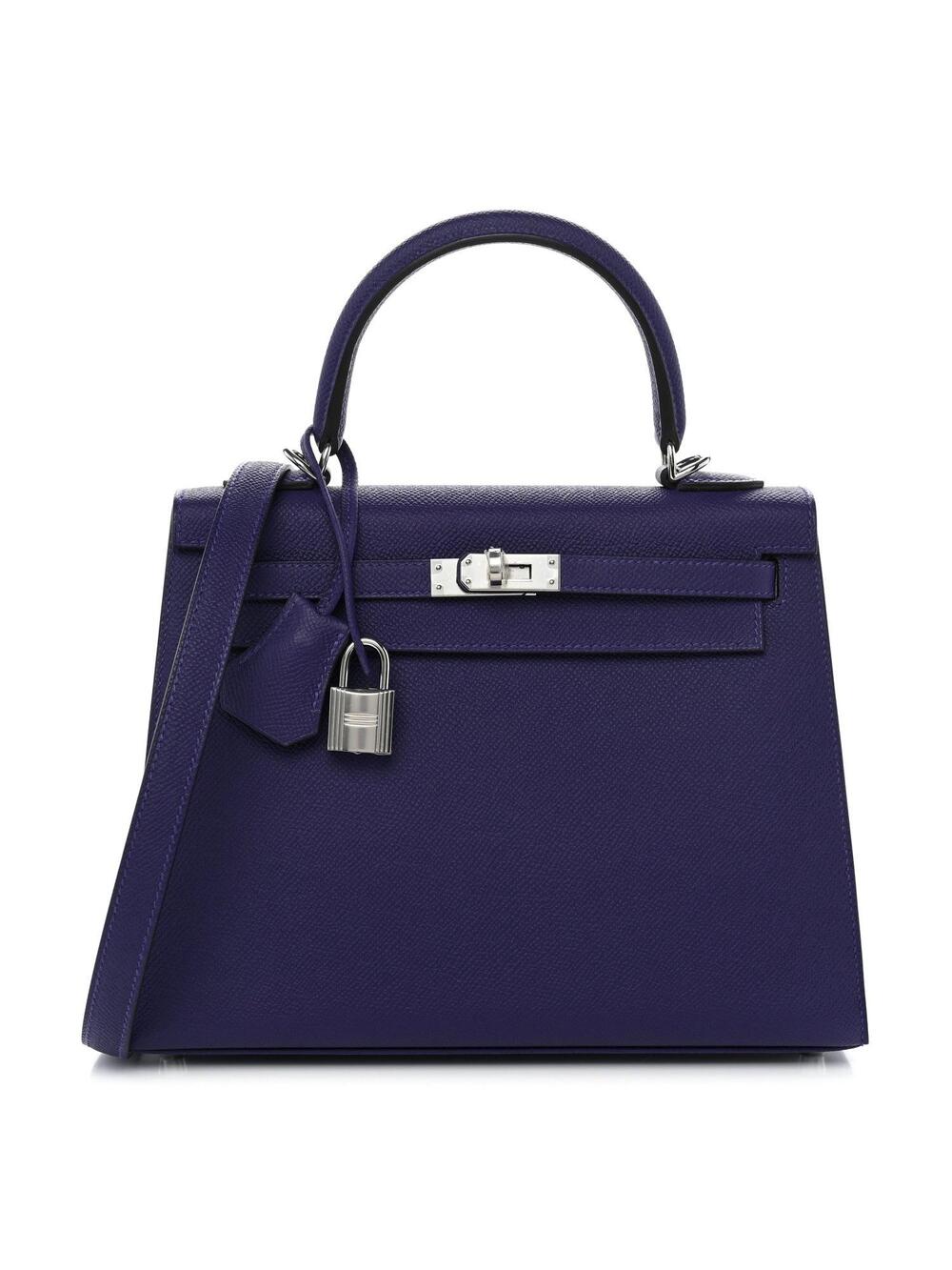 Hermes Epsom Kelly Sellier 25 Purple #357530H28B